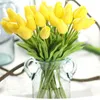 Single Stem Artificial Tulip PU Mini Tulips Valentines Day Romantic Flowers Gift Birthday Party Wedding Decoration Supplies BH5879