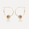Hoop Huggie Simple Gold Metal Rhinestone Round Circle Earring For Women Hanging Fashion Modern Jewelry Charm Earrings1
