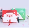 Christmas Gift Box Design многоразовый Craft Paper Boxes Xmas Theme Подарочная упаковка Сумки Подарки Конфеты Печенье Подарочная упаковка Праздничная Supplies BT764