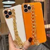 New Luxury cases Fashion 3D Golden chain bracelet plating Phone Case For iPhone 14 13 12 11 Pro Max X XS XR 7 8 Plus protection Back Cover funda