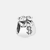 Damenschmuck für Pandora-Charms, 925er-Silber, Liebesarmband, Dollar-Geldbörse, Schiebearmbänder, Perlen, Schmuckkette, Charm-Perlen