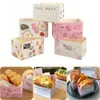 50PCS Cake Packaging Bagsand Wrapping Paper Thick Egg Toast Bread Breakfast Packaging Box Burger Oil Paper Paper Tray 2010152946485