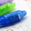 Creative Magic UV Light Pen Invisible Ink Pens Funny Activity Marker School Stationery Supplies for Kids Gifts Drawing