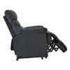 US Stock ORSFUR. Feuille inclinable de puissance et fauteuil élévateur à la chaise en cuir Noir PU avec mécanisme d'inclinaison en acier A56 A28184T