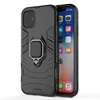 Finger Ring Holder Case With Magentic Back Sock Proof Kickstand Tone Cover för iPhone 14 13 Pro Max 12 Mini 11 XS XR 7 8 Plus