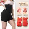 GUUDIA Mujeres Entrenador de cintura Fajas Control de barriga Cuerpo Shaper Shorts Hi-Cintura Levantador de glúteos Muslo Más delgado Adelgazante Hebilla Bragas 220307