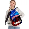 13 styles BACKWOODS diagonale fermeture éclair cigare encre peinture sac à dos pour hommes garçons ordinateur portable 2 sangles sac de voyage école épaules sacsa263448875