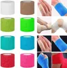 (16-Pack) Självhäftande bandage Wrap Breattable Vet Wrap Cohesive Bandage First Aid för husdjur Athletic Elastic Self vidhäftande wrap 220107