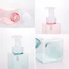 Plastic Soap Dispenser Bottle Square Shape Foaming Pump Bottles Soap Mousses Liquid Dispenser Foam Bottles Perfume Bottle