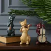 New Handicraft Gentleman Kitten Band Three Piece Set Decorações de casa Presentes de casamento Ornamentos5636133