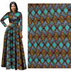 Ankara Afrikanischer Stoff aus 100 % Polyester-Wachs mit 3D-Blumendrucken, Binta, echtes Wachs, hohe Qualität, 6 Yards, afrikanischer Stoff für Party, Kleid285A