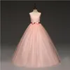 Robes de fille dentelle 5-14 ans enfants robe pour filles mariage tulle longue fille robe princesse fête reconstitution historique robe formelle adolescents enfants