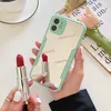 Luxury Designer Cell Phone Cases For Iphone 13 11 12 Pro Max Mini X Xr Xsmax 7 8 Plus Skin Feel Mirror Surface Cover Designer Case9819820