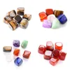 Arti e mestieri di cristallo naturale Crystal Chakra Stone 7pcs Set pietre di criminalità di guarigione Reiki Cristalli di gemme Accessori per la decorazione domestica 94 2029860