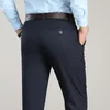 Pantalons pour hommes Pantalons d'hiver Plus Taille 28-44 Pantalon Droit Business Casual Classique Noir / Kaki Haute Qualité Hommes Robe Pantalon1