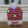 Nowa LED świąteczna dzianinowa kapelusz Xmas Lekkie czapki czapki Outdoor Light Pompon Ball Ski Cap for Santa Snowman Reindeer Tree HH9-2463