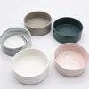 Ceramic Marble Pet Bowl Suitable for Pets To Drink Water and Eat Food Have Various Color Dark Green Pink Gray White Y200917311d