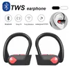 Hörlurar hörlurar K19 Sport Earphone Hands True Wireless Bluetooth 50 öronkrok i öronsnäckor Vattentät med mikrofon Vol9899102