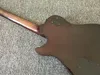 Rare Custom Grey Flamed Maple Top Electric Guitar One Piece Body Rosewood Fretsboard Black Hardware China Guitars