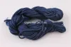 Commercio all'ingrosso 40 rotoli colori assortiti 1mm 1.5mm macramè perline rattail corde di nylon intrecciate corde di filo Kumihimo per gioielli che fanno Q1106