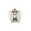 150 sztuk Antique Silver Alloy Jednostronny Design Butterfly Charms Biżuteria Craft Dokonywanie Bransoletka Naszyjnik Ustalenia 16x16.8mm A-625