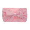 2020 Baby Big Bow Soft Headbands Flower Print Nylon Hairband Headwrap Cute Baby Girl Head Wrap Kids Accessories