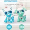 Smart Robot Toy Toy Toving Toy Interactive Smart Щенок Робот Собака Электронный Светодиодный Глаз Звуковой запись Пение Спать Детский Подарок LJ201105