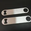 2022 new Multifunction Bottle Opener Stainless Steel Flat Bottles Opener Tool Bar Beer Wine Openers Free