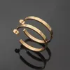 Classic Circle Designer Hoop Earrings Fashion Love Oorrings For Women Hoge Kwaliteit Roestvrijstalen plating 18K Gouden sieraden
