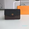 Portafoglio designer di lusso di alta qualità Portamonete Donna Moda Pochette Monogrames Croisette Portafoglio corto Porta carte