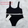 2021 Lato Sexy Dwukierki Bikini Dla Kobiet Swimsuit z literami Moda Perspektywa Stroje Kąpielowe Lady Bathing Garnitury Multi Styles S-XL