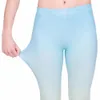 Sommer Frauen Capri Leggings Ombre Gelb Druck Sexy Mid-Calf 3/4 Hosen Bewegung Leggins Capri Hosen LJ201007