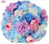 40 cm stół ślubny centralny kwiat piłka dekoracje ślubne sztuczne łuk kwiaty party home tackdrop dekoracyjne flore