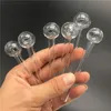 10 cm pyrex dikke glazen oliebrander pijpen tabak glazen pijp kopy glazen buis clear rokende pijpen voor kruid goedkope hand pijp