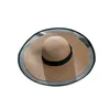 Büyük Örgü Nefes Tatil Şapkaları Katlanabilir Bayanlar Güneş Koruma Kapaklar Papyon Geniş Ağız Şapkalar