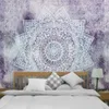 Drukowane Lotus Tapestry Bohemia Boho Mandala Wiszące dekoracja Hippie plaża joga 5 -size Tap211 Y200324