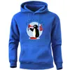 Lustige Pinguin Noot Mutter Runaway Männer Marke Hoodies Sweatshirt Herbst Winter Crewneck Runde Kragen Pullover Streetwear Trainingsanzug H1227