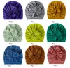 18 Colors New Baby Hats Toddler Knitted Cotton Caps Infant Flower Hat Newborn Hats 10pcs/lot