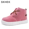 SKHEK Scarpe per bambini Neonate Autunno New Fashion Super Soft Comode Scarpe in pelle scamosciata per bambini Scarpe casual SKU066 201112