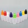 100pcs 5ml 10ml Empty Plastic Squeezable Dropper Bottle Eye Liquid Sample Eyes Drop Refillable Bottles