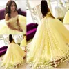 robes de quinceanera jaune clair