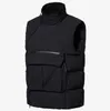 Fashion-New Just Mens Down Vest Fashion Vest Giacca invernale Cappotto con lettere Abbigliamento streetwear outdoor di alta qualità Taglia asiatica L-3XL