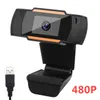 HD Webcam Webcamera 30FPS 1080P 720P 480P PC Camera Ingebouwde geluidsabsorberende Microfoon Video Record voor Computer PC Laptop Detailhandel