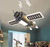 Cartoon-Satelliten-Astronauten-LED-Kronleuchter, Beleuchtung für Kinder, Schlafzimmer, Wohnzimmer, Persönlichkeit, Hängeleuchten, Glanz
