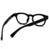 Черные очки ретро рис ногтей плоский зеркало прилив круглые очки кадр линзы переменного тока для близорукости 3 цвета