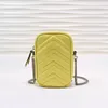 Chaud bleu rose vert jaune en cuir véritable avec du matériel en argent femmes sac à bandoulière avec boîte sacs meilleur sac à bandoulière pour femmes de qualité supérieure