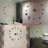 Büyük Ayna Duvar Saatleri Hediye için Modern Tasarım 3D DIY Big Watch Wall Stickers Ev Dekoru Relogio De Parede 201202