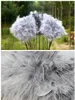 Scarves Women Wedding Fur Shrug Real Ostrich Feather Cape Shawl Stole Poncho For Bride S891