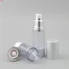 200 x 30 ml transparante navulbare airless lotion pomp fles met zilver aluminium boven cap 1oz containersgoed quenity