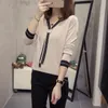 Autumn And Winter Loose Was Thin Large Size Knitted Bottoming Shirt Women Long-sleeved Shirt Pullover Sweater Women 201203